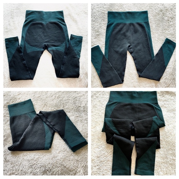 Color Block High Waist Sports Leggings - Picture 8 of 16